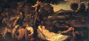 TIZIANO Vecellio Jupiter and Anthiope Germany oil painting artist